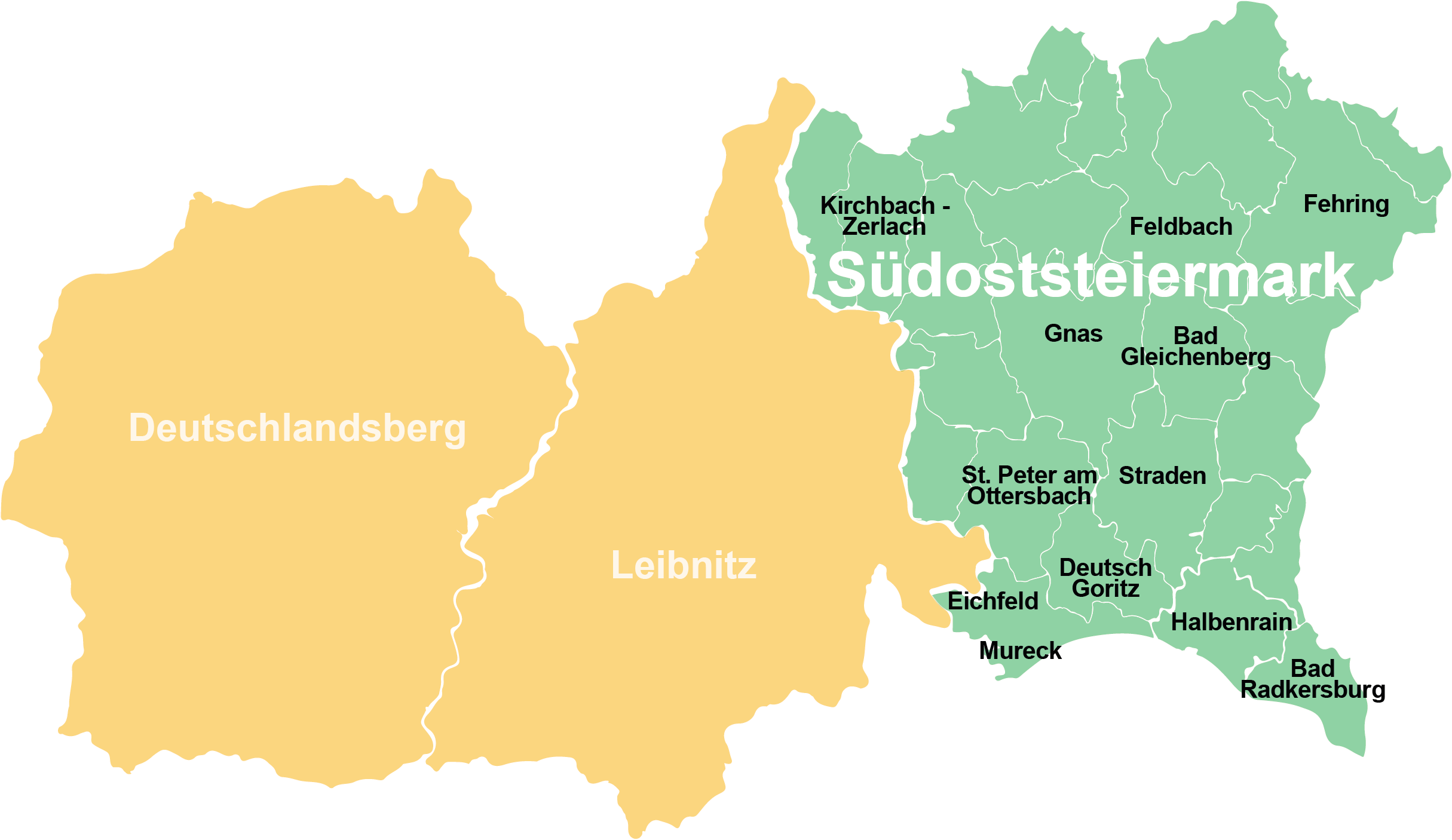 Karte_Südoststeiermark-Deutschlandsberg-Leibnitz Karte_Südoststeiermark-Deutschlandsberg-Leibnitz